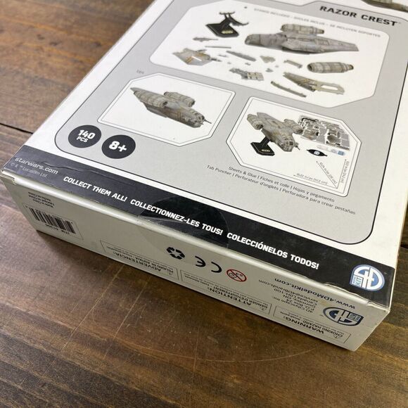 4D Cityscape Model Kit Star Wars The Mandalorian Razor Crest Disney 140 pieces - Picture 5 of 6